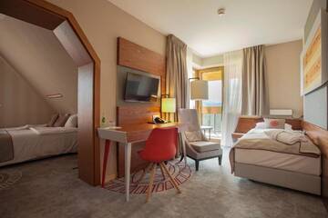 Фото номера Стандартные апартаменты Отель Hotel Kopieniec Fizjo- Med &amp; SPA г. Мужасихле 6